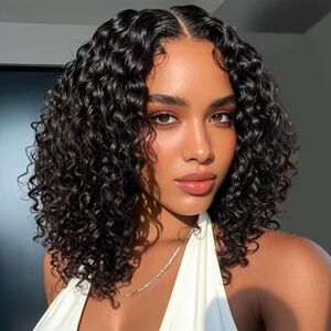 13×4 Gleuless Short Bob Wig 250% Density 100% Humain Hair 14inches